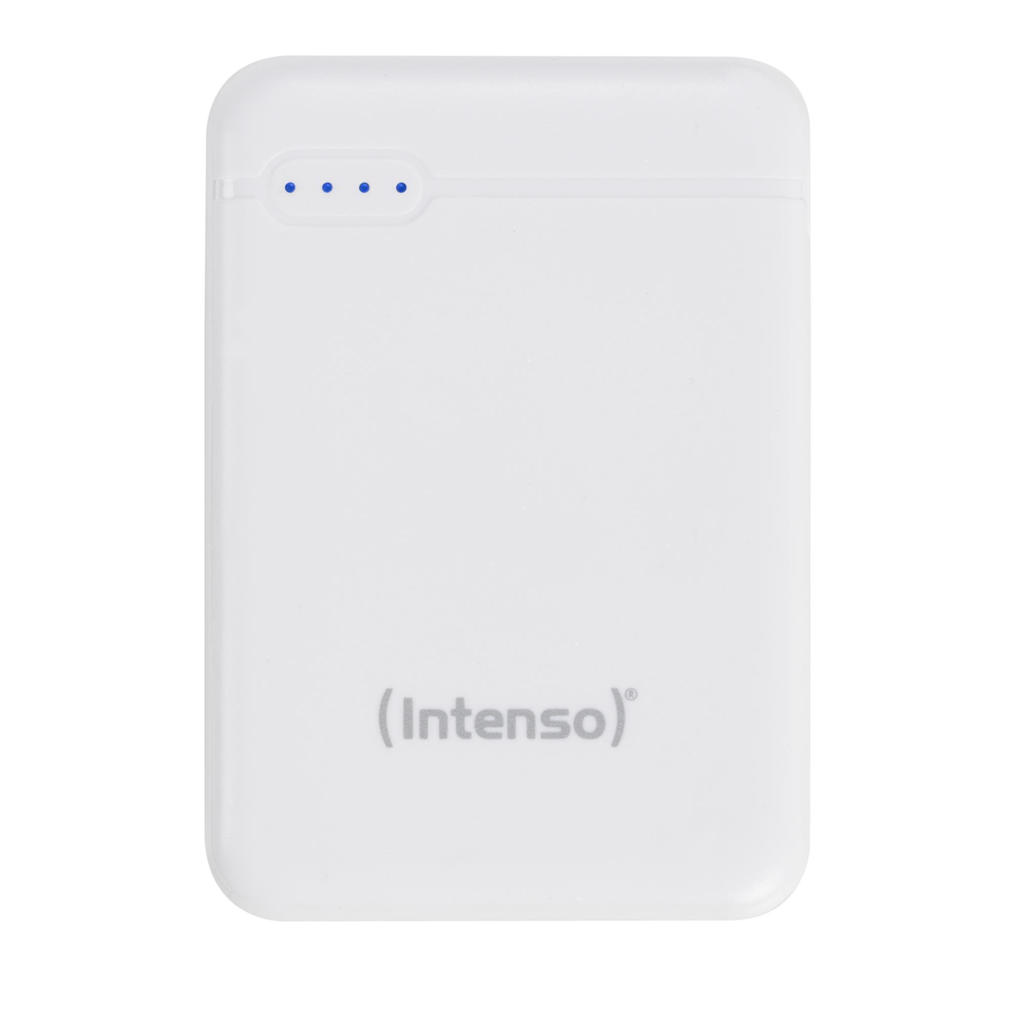 Intenso 5000mAh Portable Power Bank – White