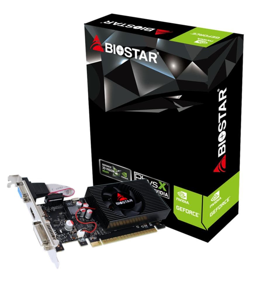 BIOSTAR GeForce GT 730 2GB GDDR3 graphics card