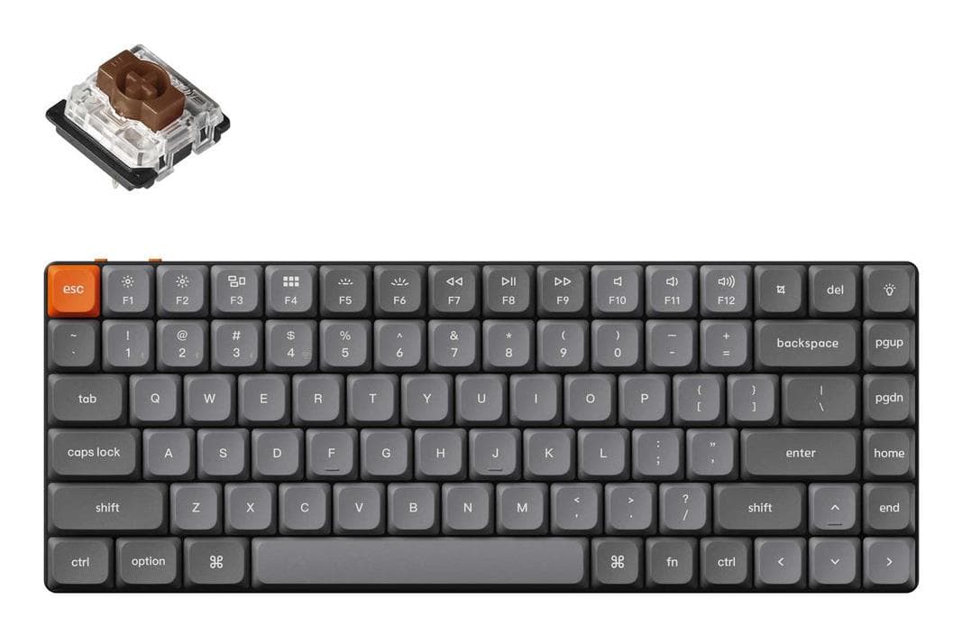 Keychron K3 Max K3M-H3 juhtmevaba mehaaniline klaviatuur, 75%, RGB