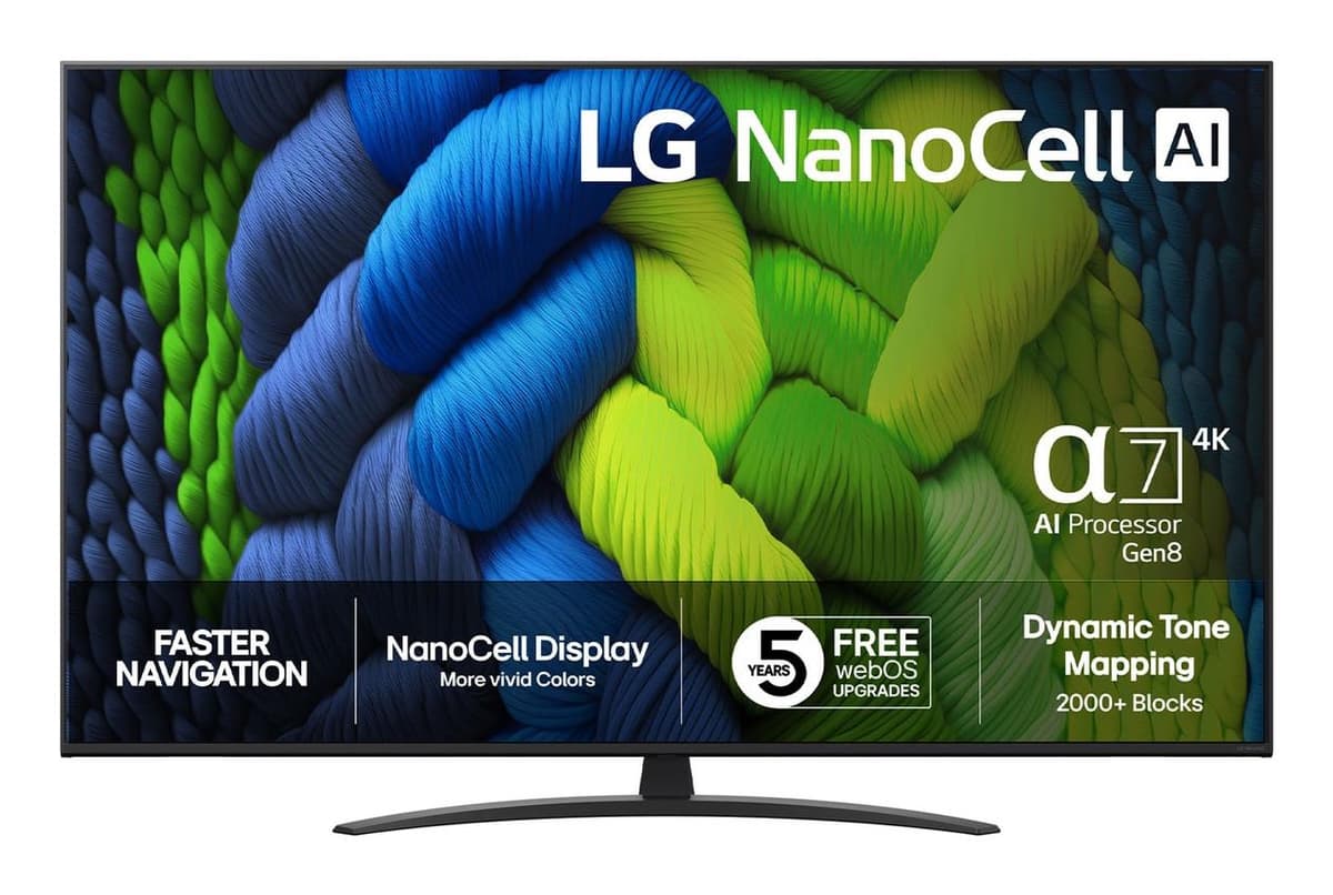 LG 65NANO82A6B 65" 4K Ultra HD LED Smart TV