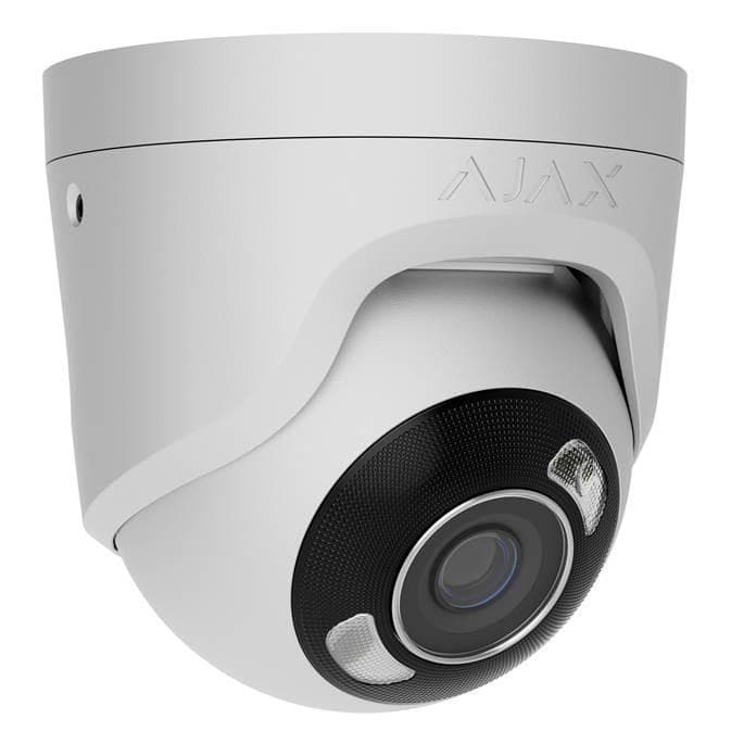 Ajax TurretCam HL 8MP Network Camera White 126265