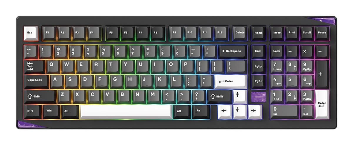 AKKO GEM 02 Mechanical Keyboard RGB Black Wireless
