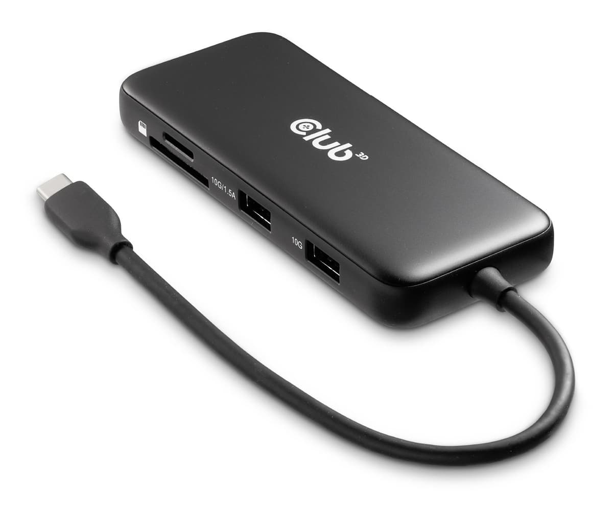 Club3D 8-in-1 USB-C Docking Station 100W - Notebook Dock