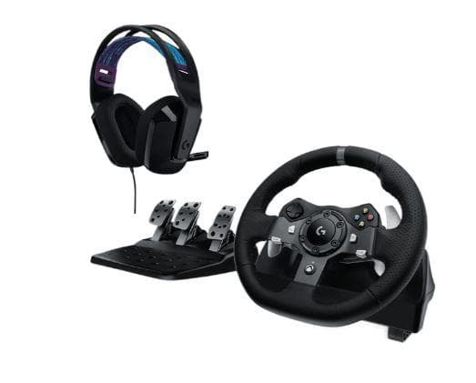 Logitech G920 Racing Wheel Accessory Bundle for Gaming