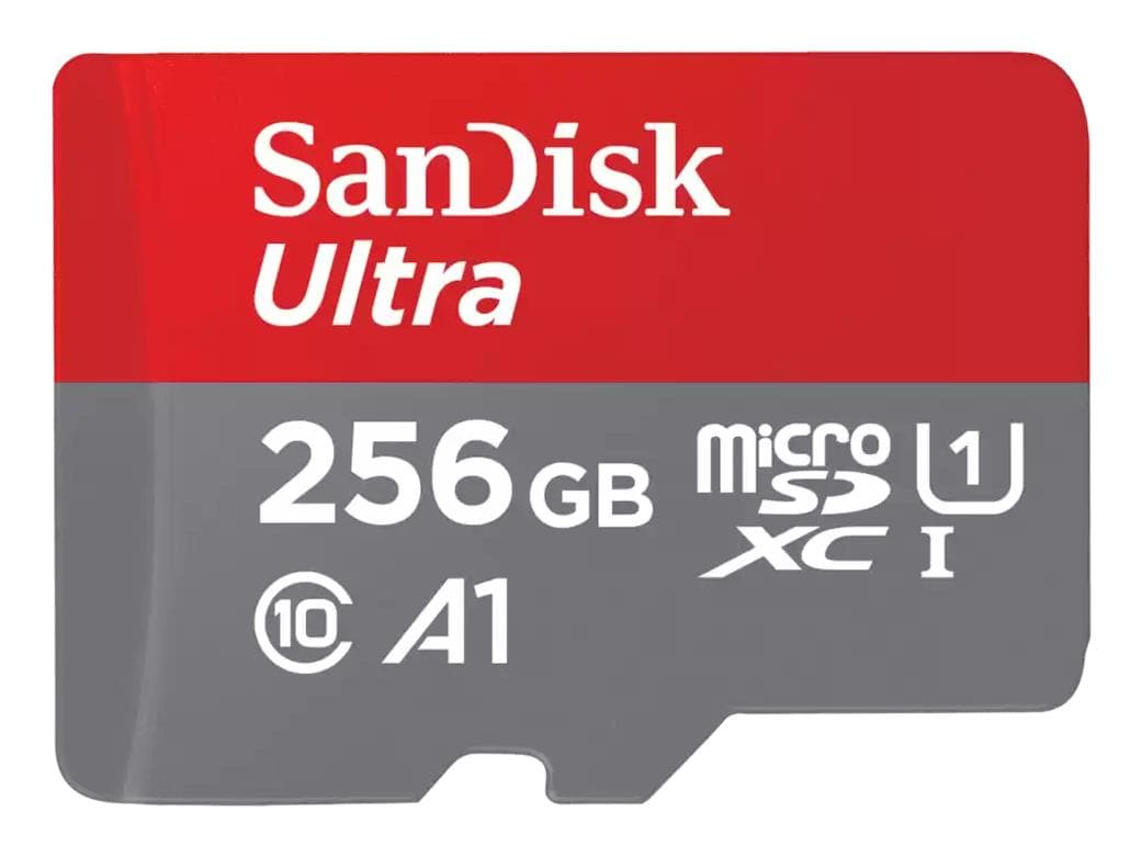 SanDisk Ultra microSDXC 256 GB mälukaart, UHS-I U1 A1, kuni 150 MB/s
