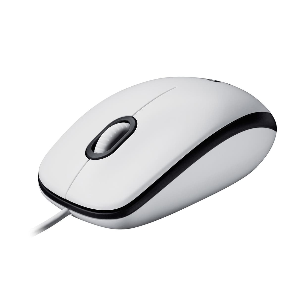 Logitech M100 USB Optical Mouse - White