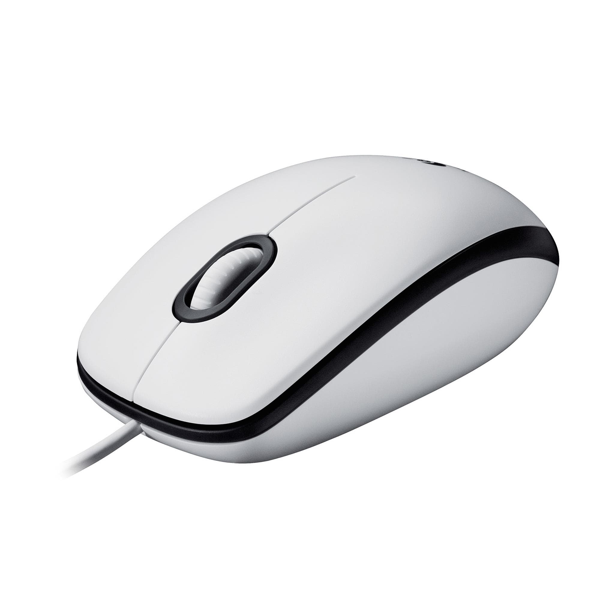 Logitech M100 USB Optika Hiir - Valge