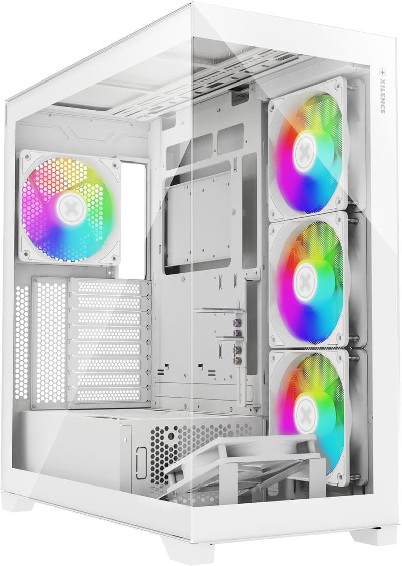 Xilence X818.W.ARGB Midi Tower arvutikorpus, valge, ATX