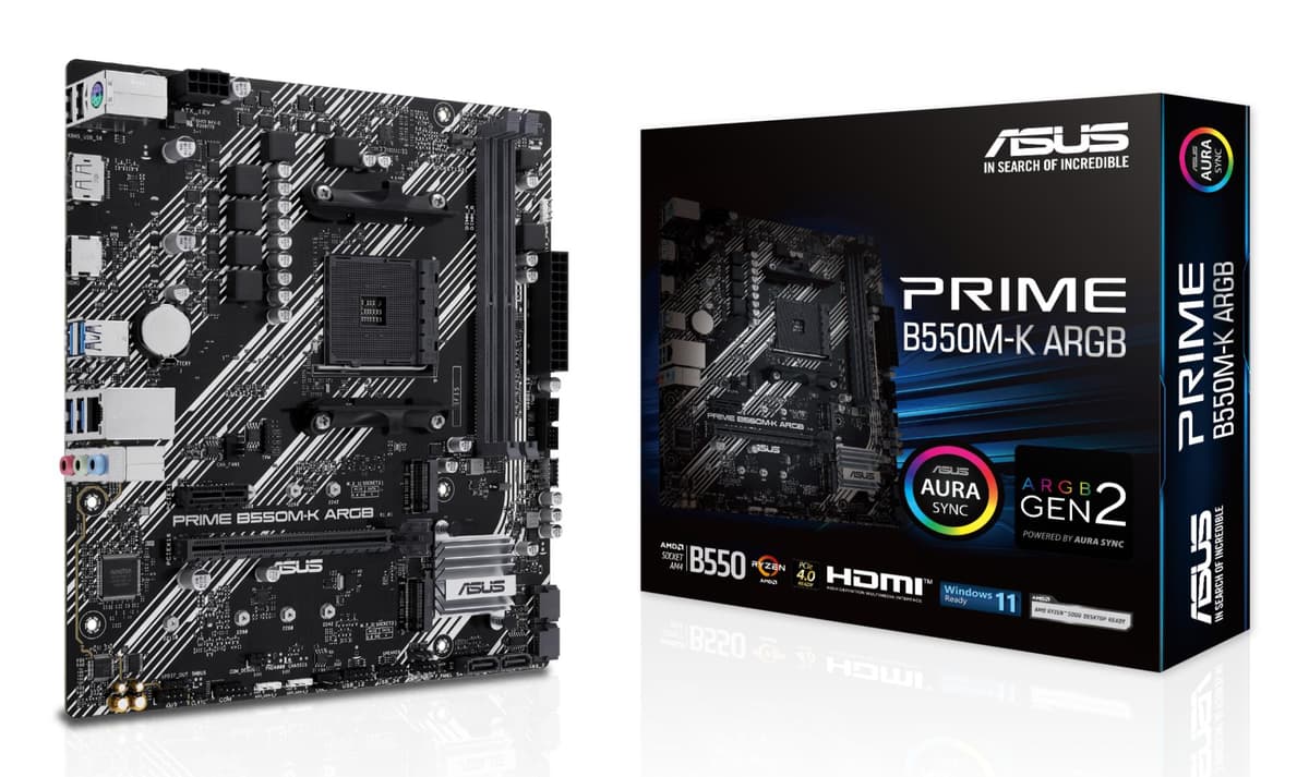 ASUS PRIME B550M-K Micro-ATX AM4 материнская плата