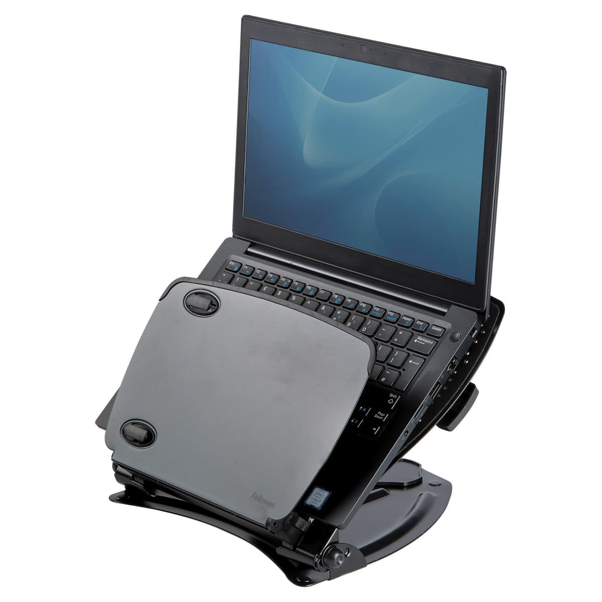 Fellowes 8024602 металлическая подставка для ноутбука с USB