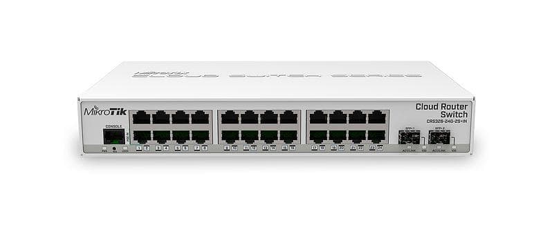 MikroTik CRS326-24G-2S+IN managed switch 24x gigabit