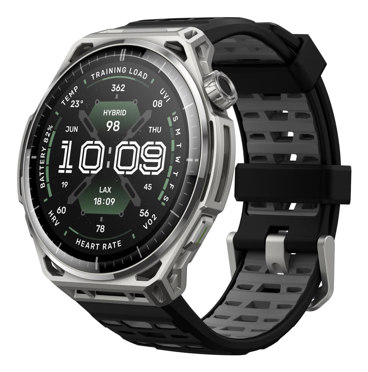 Amazfit Balance 3 Steel nutikell AMOLED-ekraaniga
