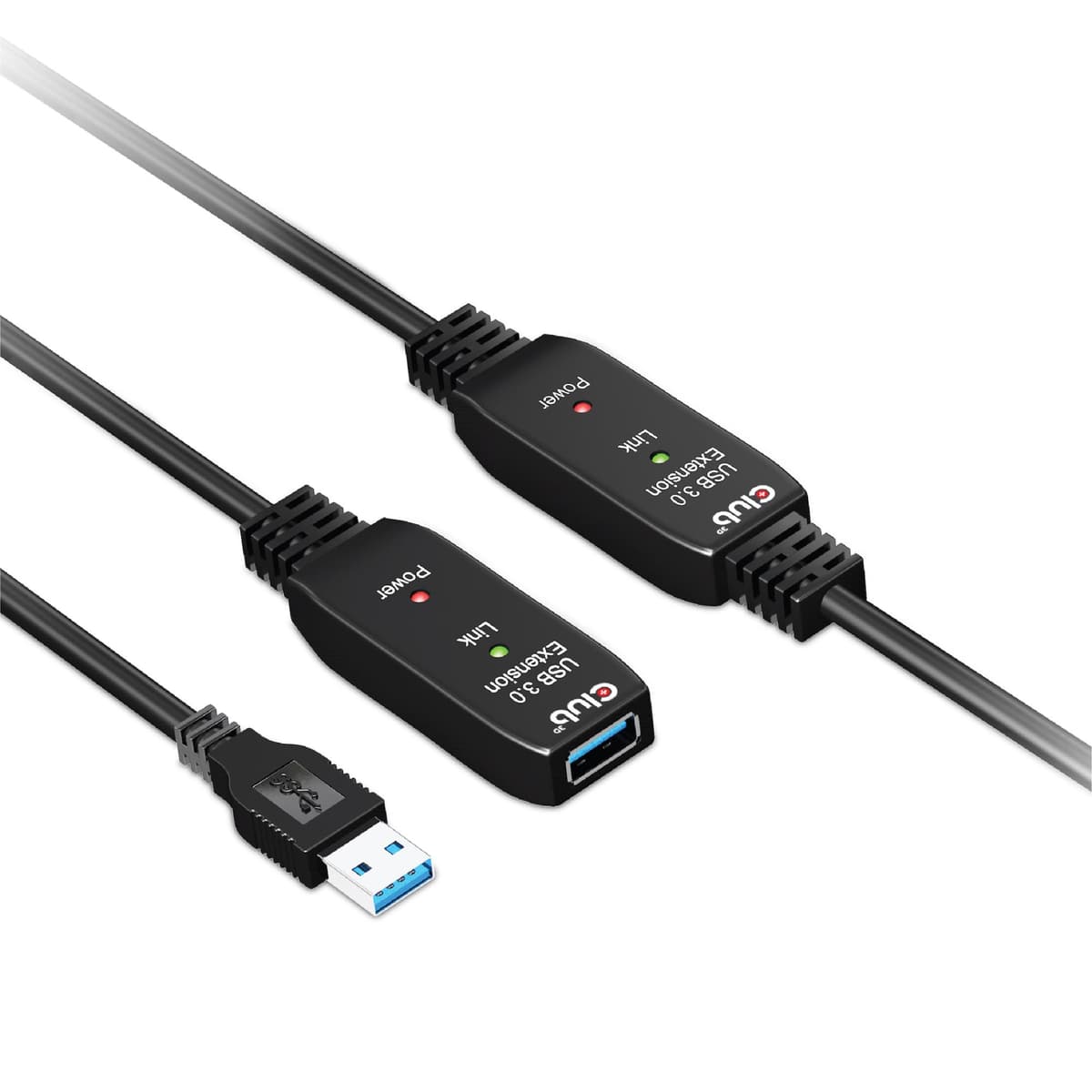 CLUB3D CAC-1405 USB 3.2 kaabel 10m Must