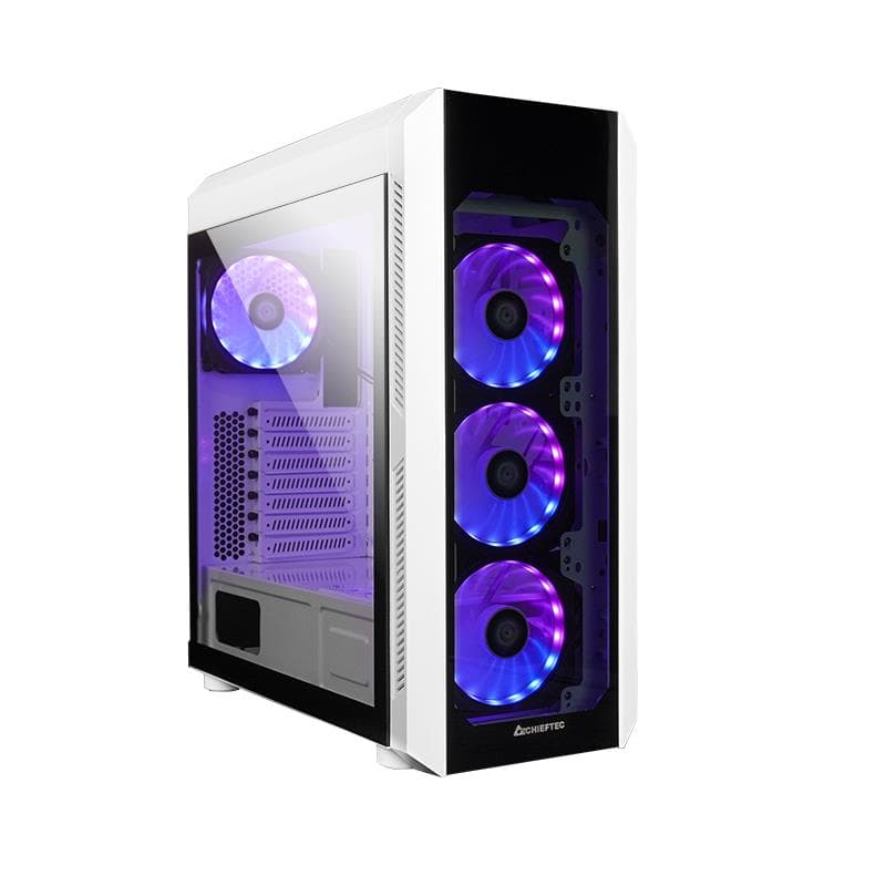 Chieftec Scorpion 3 GL-03W-OP White Midi Tower ATX PC Case