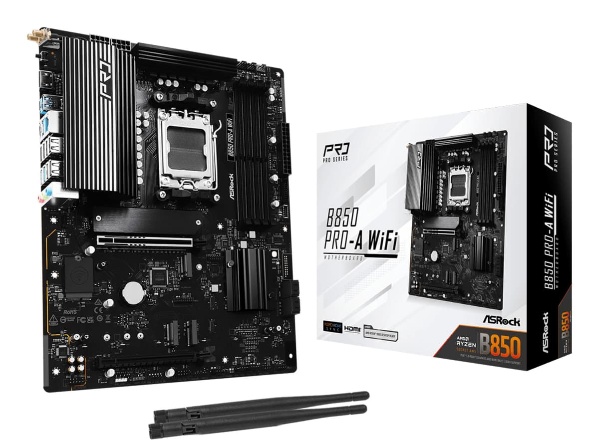 ASRock B850 Pro-A WiFi AMD emaplaat AM5 ATX DDR5
