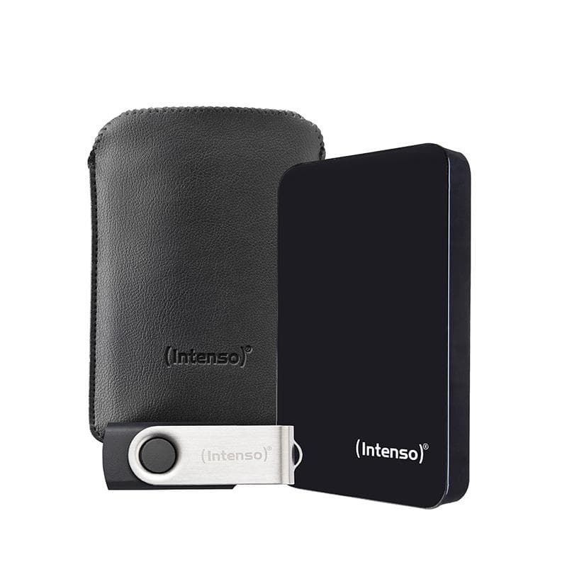 Intenso 1TB Portable External Hard Drive (Black)