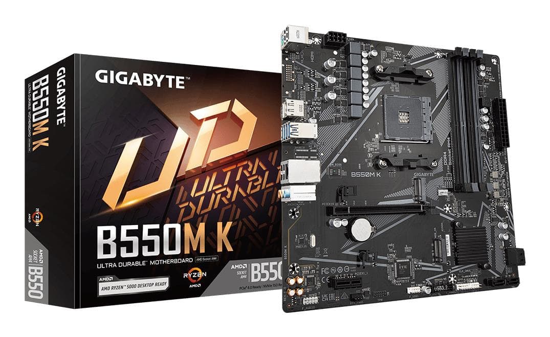 GIGABYTE B550M-K Socket AM4 micro-ATX материнская плата