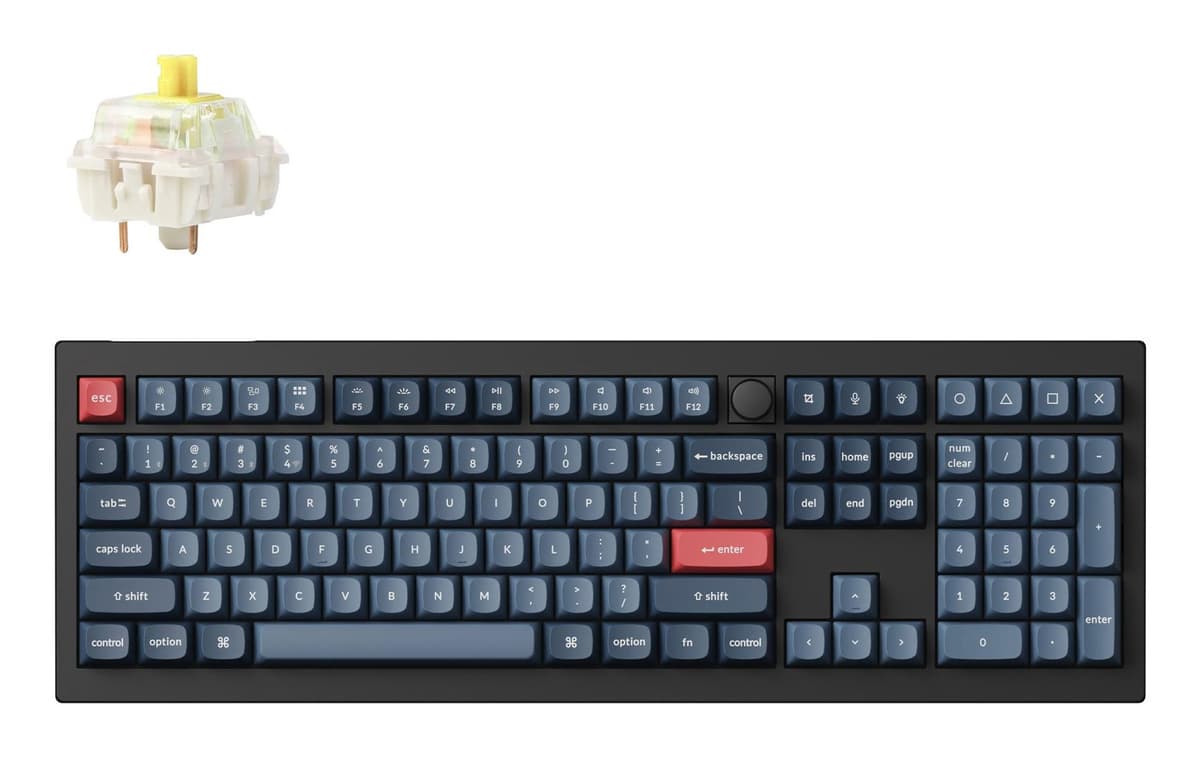 Keychron V6 Max Mechanical Keyboard Black Wireless