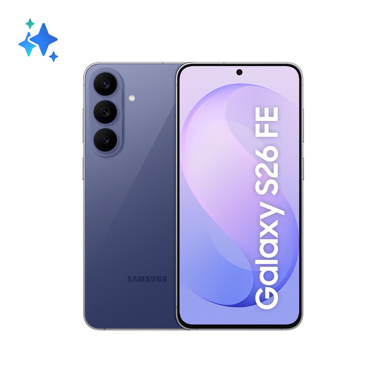 Samsung Galaxy S26 FE 128GB 5G Smartphone, Blueberry