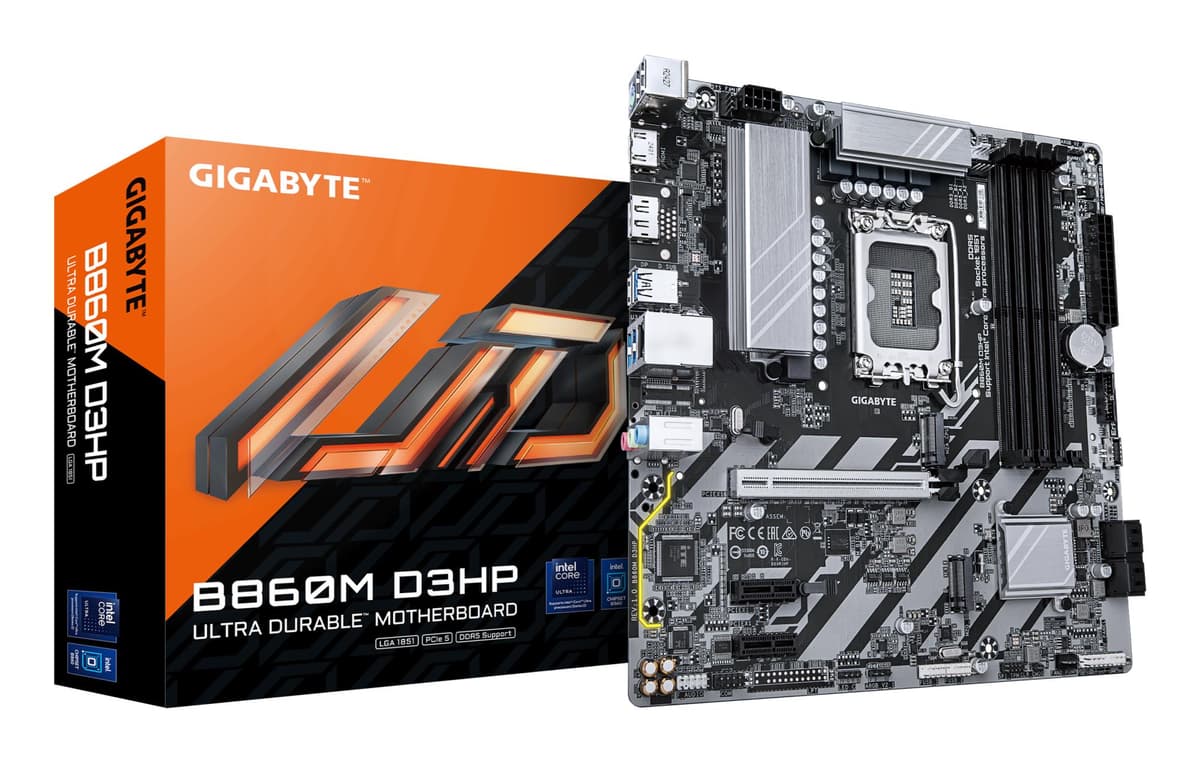 Gigabyte B860M D3H emaplaat Intel LGA1851, DDR5, Micro-ATX