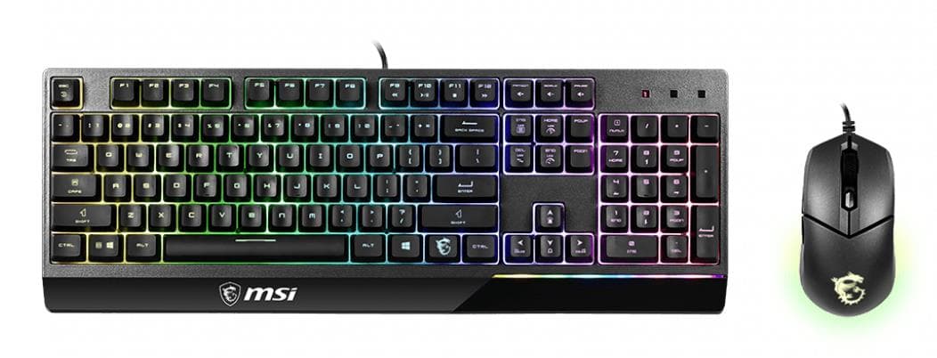 MSI VIGOR GK30 Combo - Wired USB Keyboard and Mouse Set
