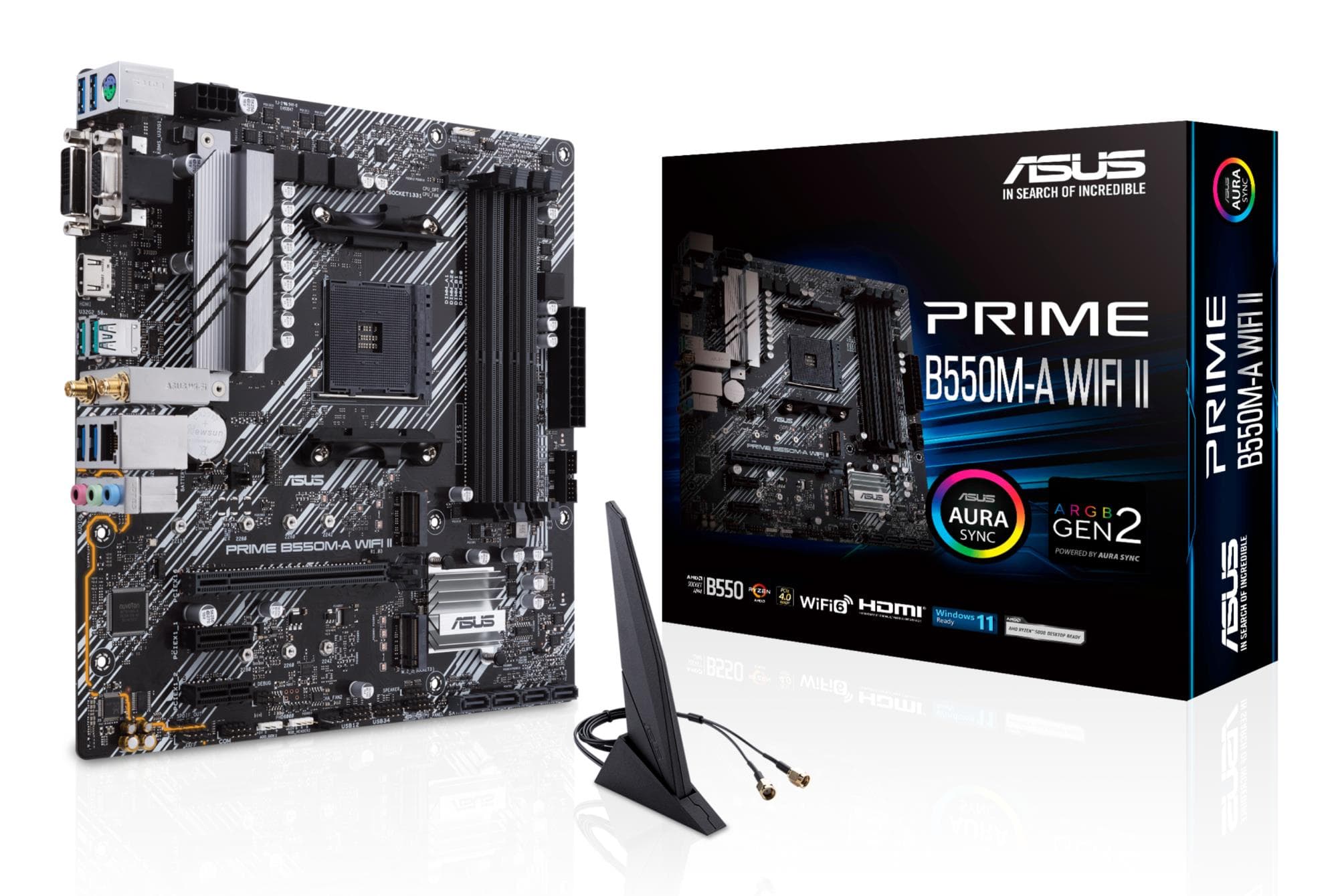 ASUS Prime B550M-A WiFi III AMD Micro ATX Motherboard