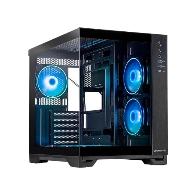 Chieftec Visio GM-30B-TG-OP ATX midi-torn arvutikorpus läbipaistva küljega