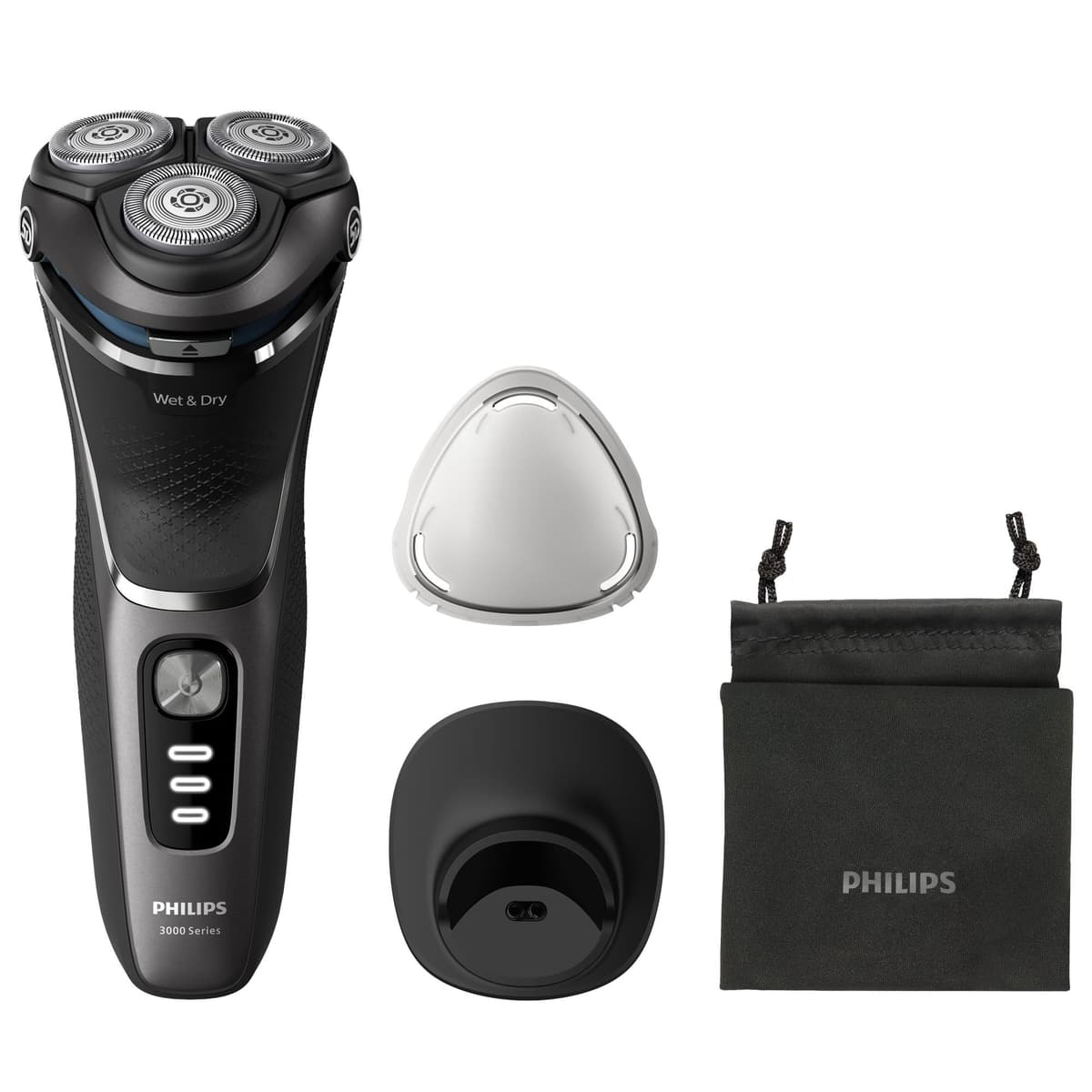 Philips S3343/13 elektriline raseerija Black/Chrome
