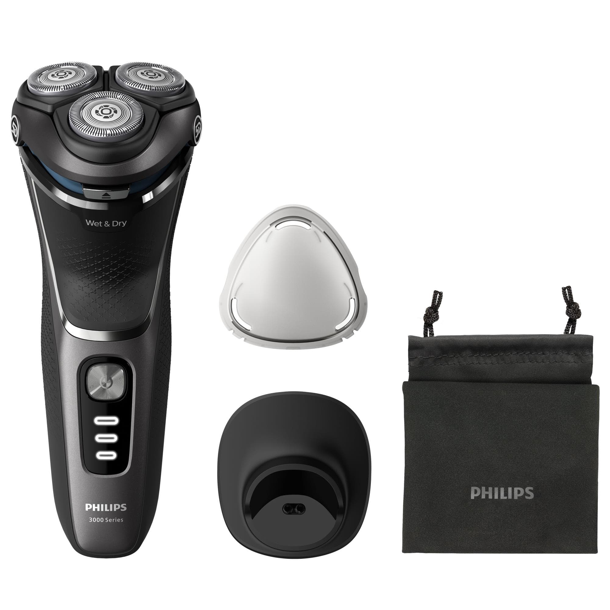 Philips S3343/13 elektriline raseerija Black/Chrome