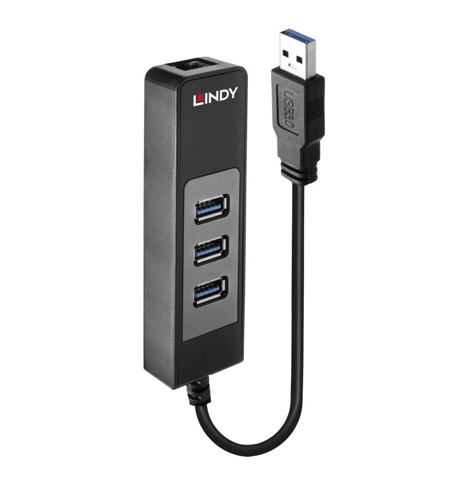 Lindy USB3 & LAN adapter hub 43176