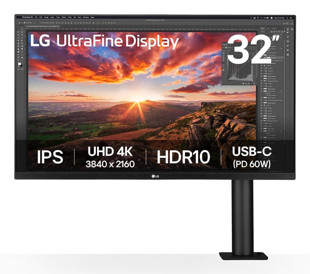 LG 32UN880K-B 4K IPS Monitor 31.5"