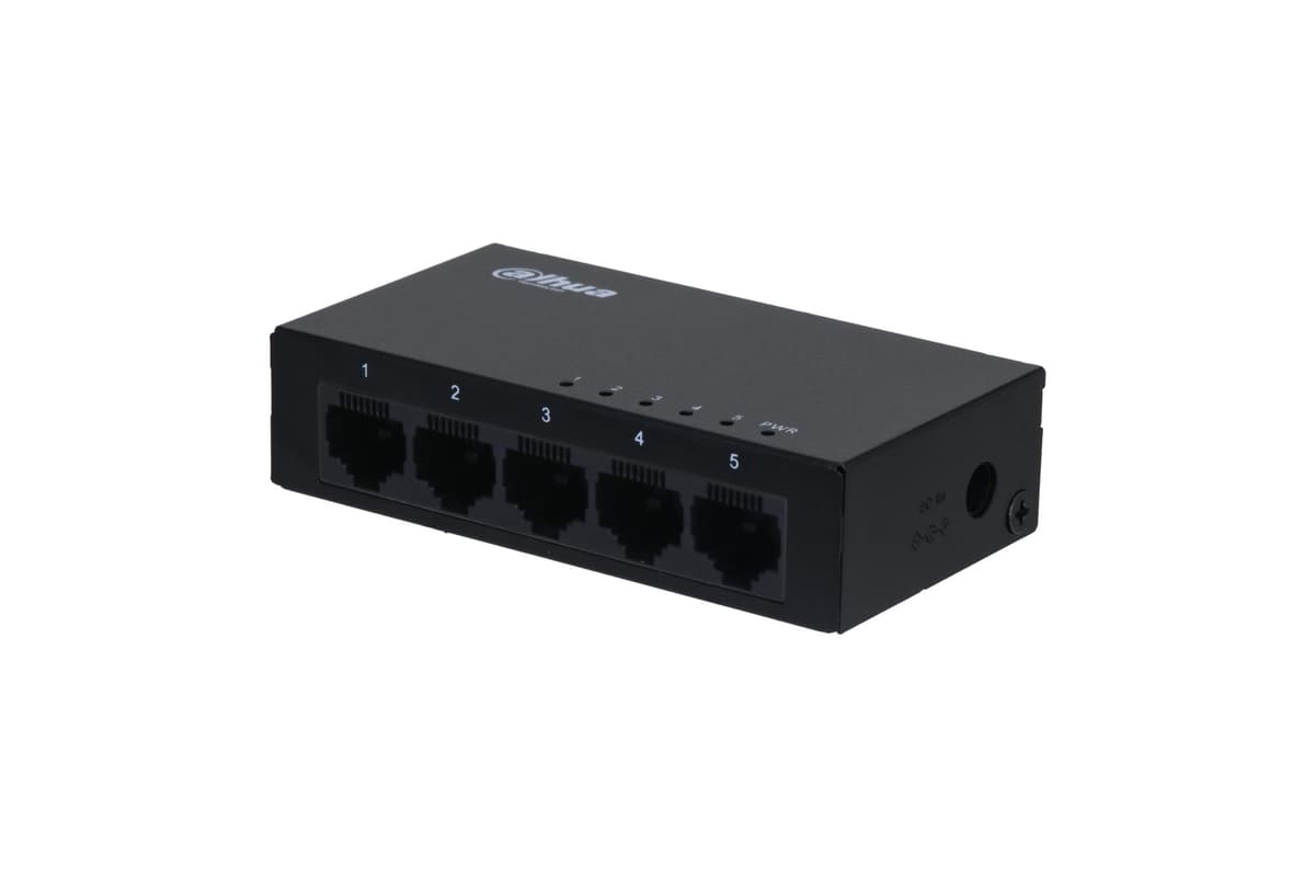 Dahua PFS3005-5GT-V2 неуправляемый коммутатор 5 портов Gigabit Ethernet