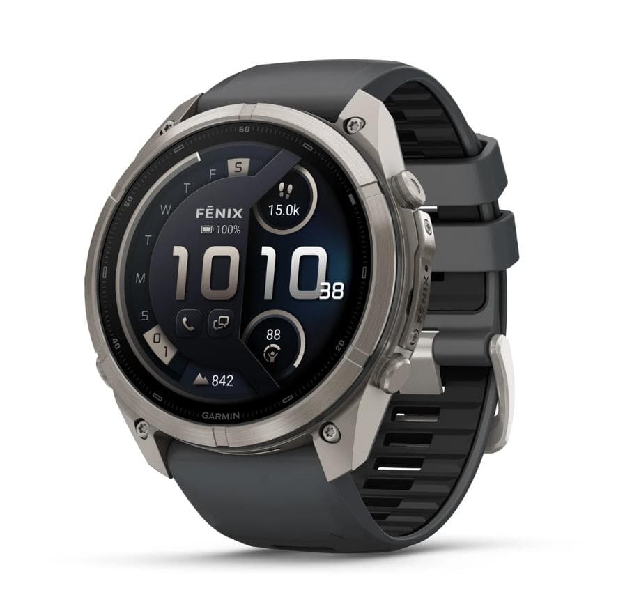 Garmin fenix 9 Pro Solar nutikell 47 mm titaan, must rihm, 010-04338-01