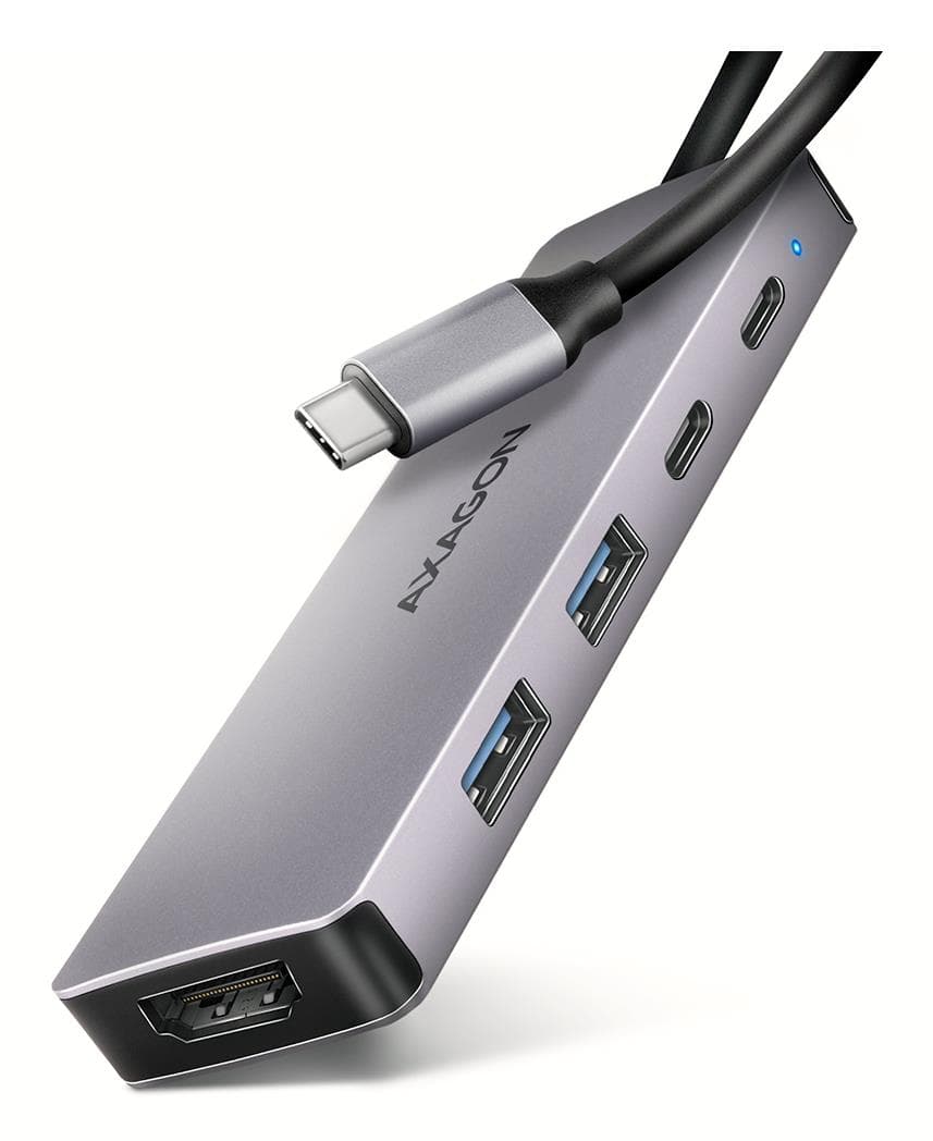 AXAGON HMC-5H60 USB-C хаб 5в1 для ноутбука