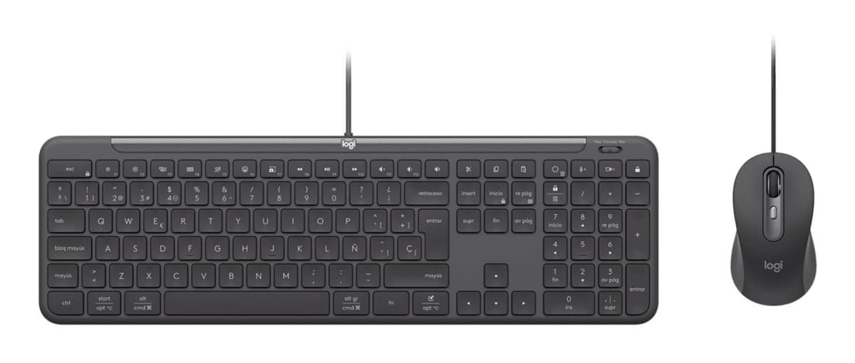 Logitech MK620 Graphite клавиатура и мышь USB