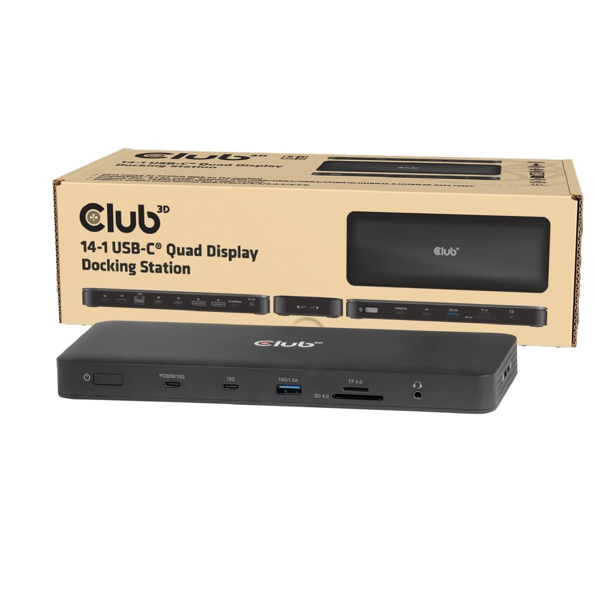 Club3D 14-in-1 USB-C Docking Station 150W