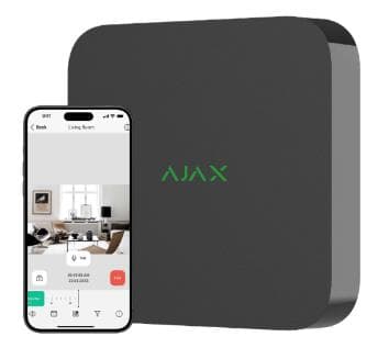 Ajax NVR DC 8-канальный сетевой видеорегистратор, чёрный