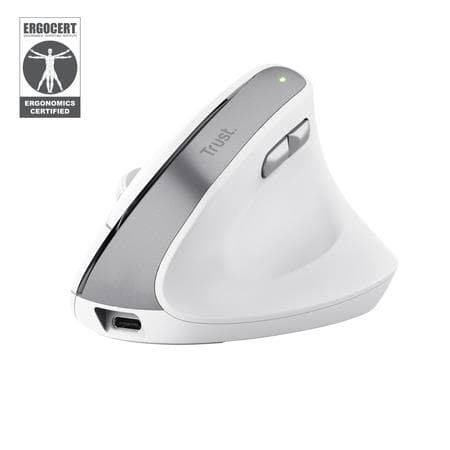 Trust Bayo II Wireless Ergo Mouse - White