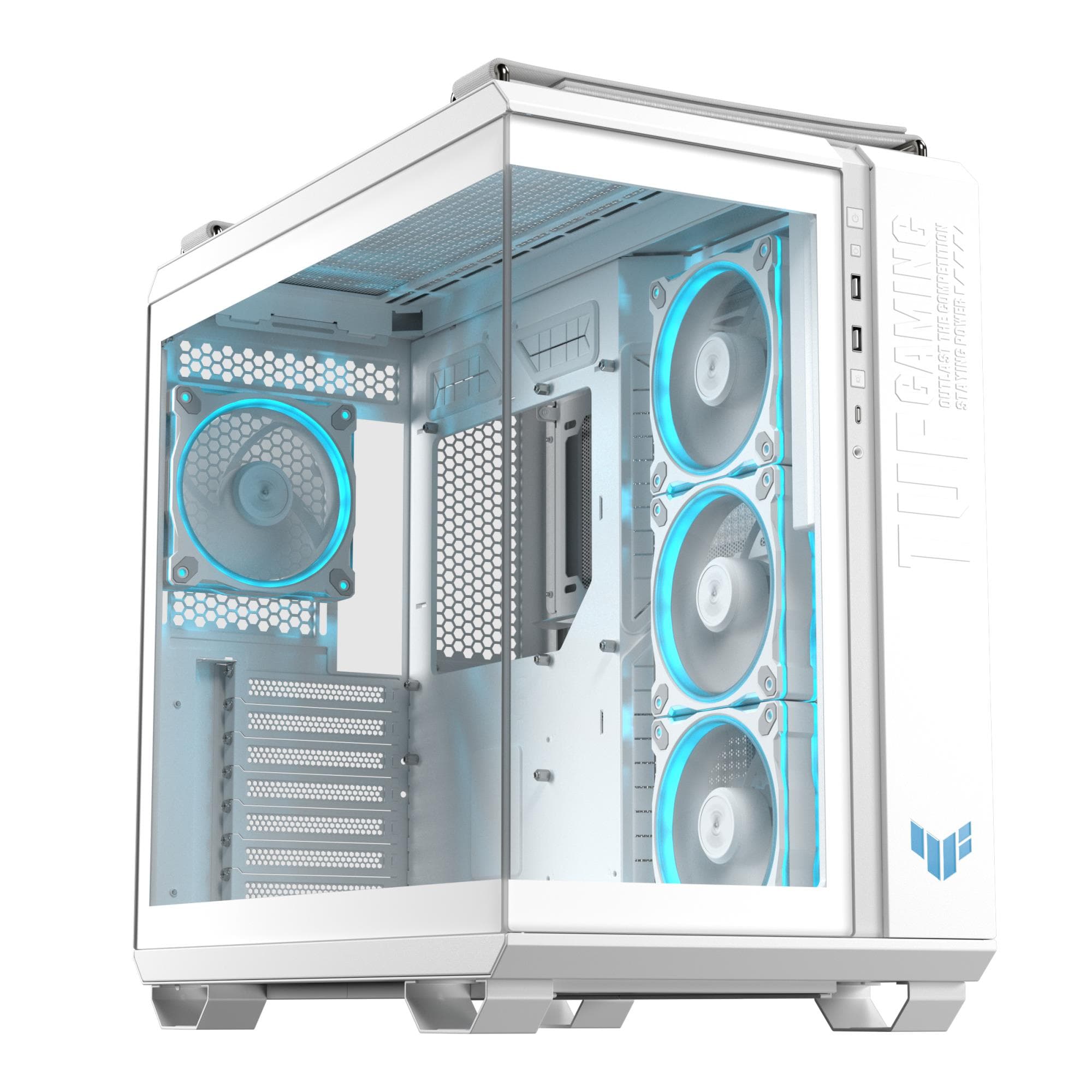 ASUS TUF Gaming GT502 Horizon white midi tower case