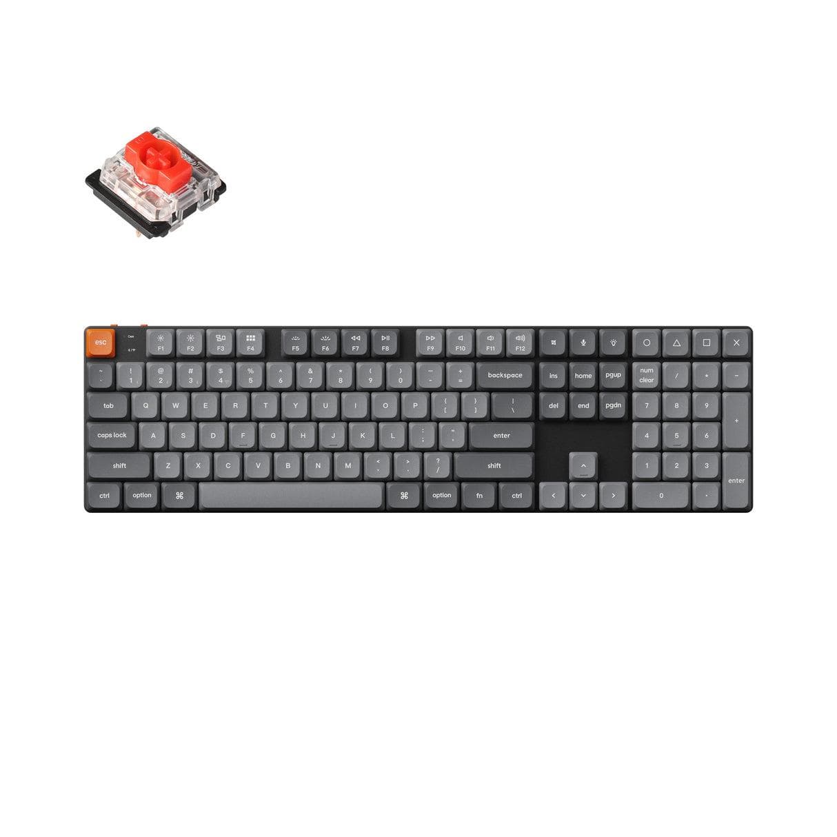 Keychron K5 Max RGB mehaaniline klaviatuur, must