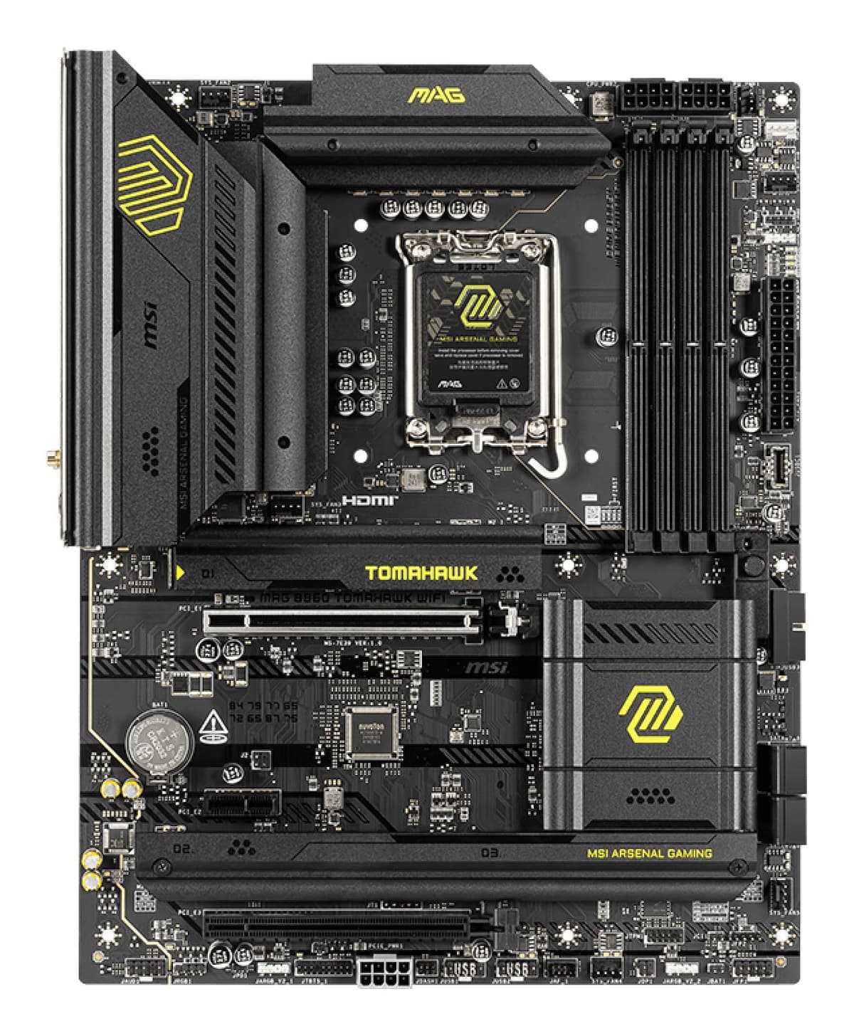 MSI B860 Tomahawk WiFi ATX emaplaat Intel LGA1851