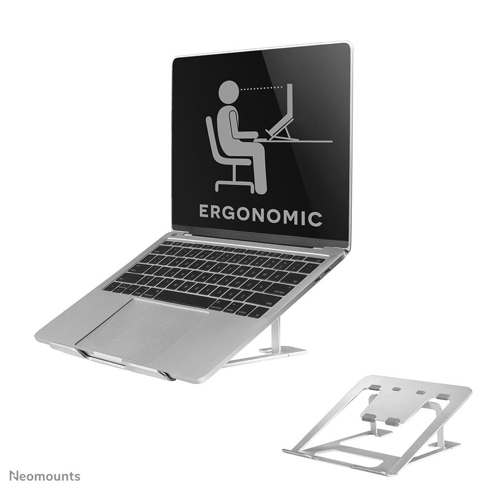 Neomounts NSLS085 Laptop Stand 10-17" Silver Aluminium