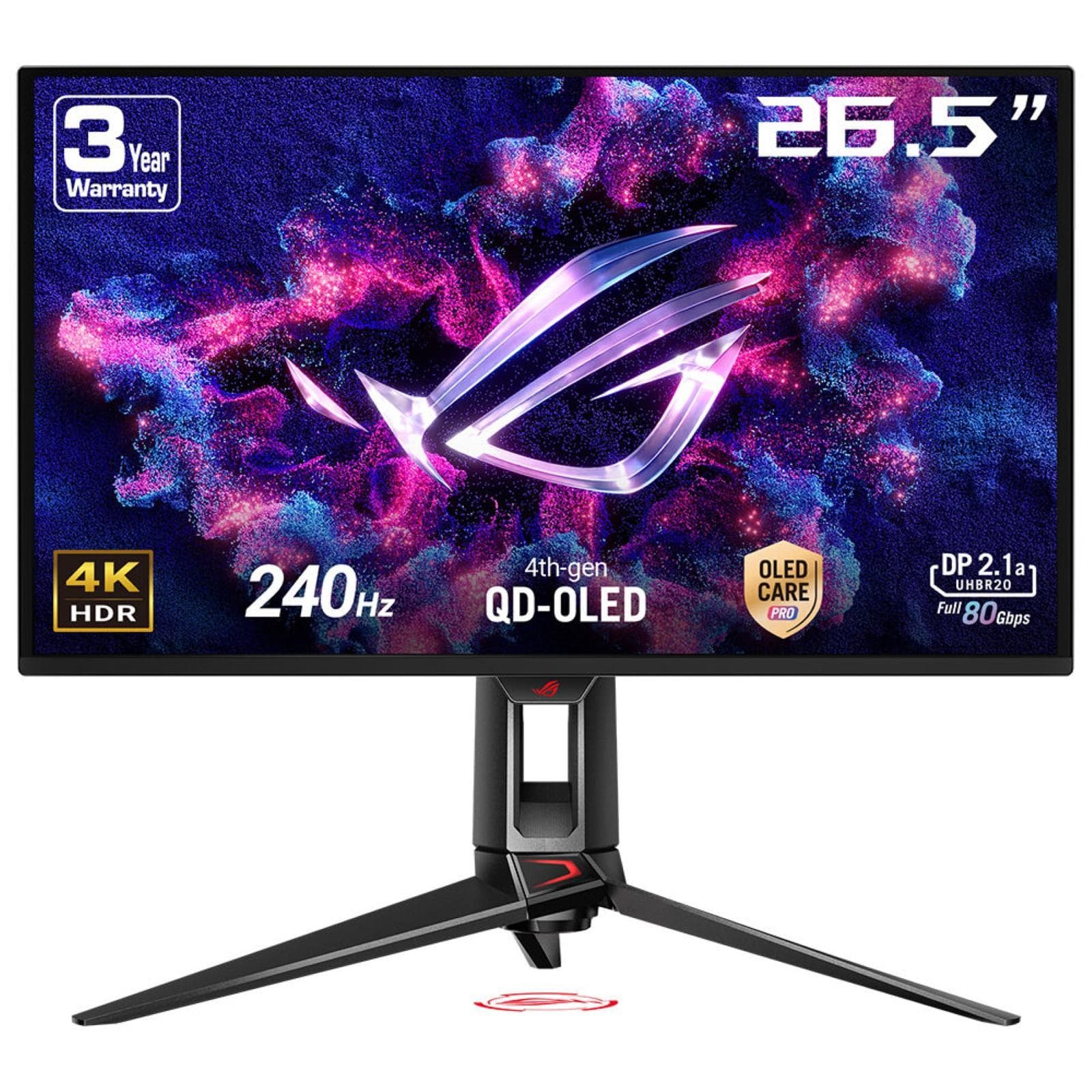 ASUS ROG Swift OLED 27" 4K 240Hz Gaming Monitor