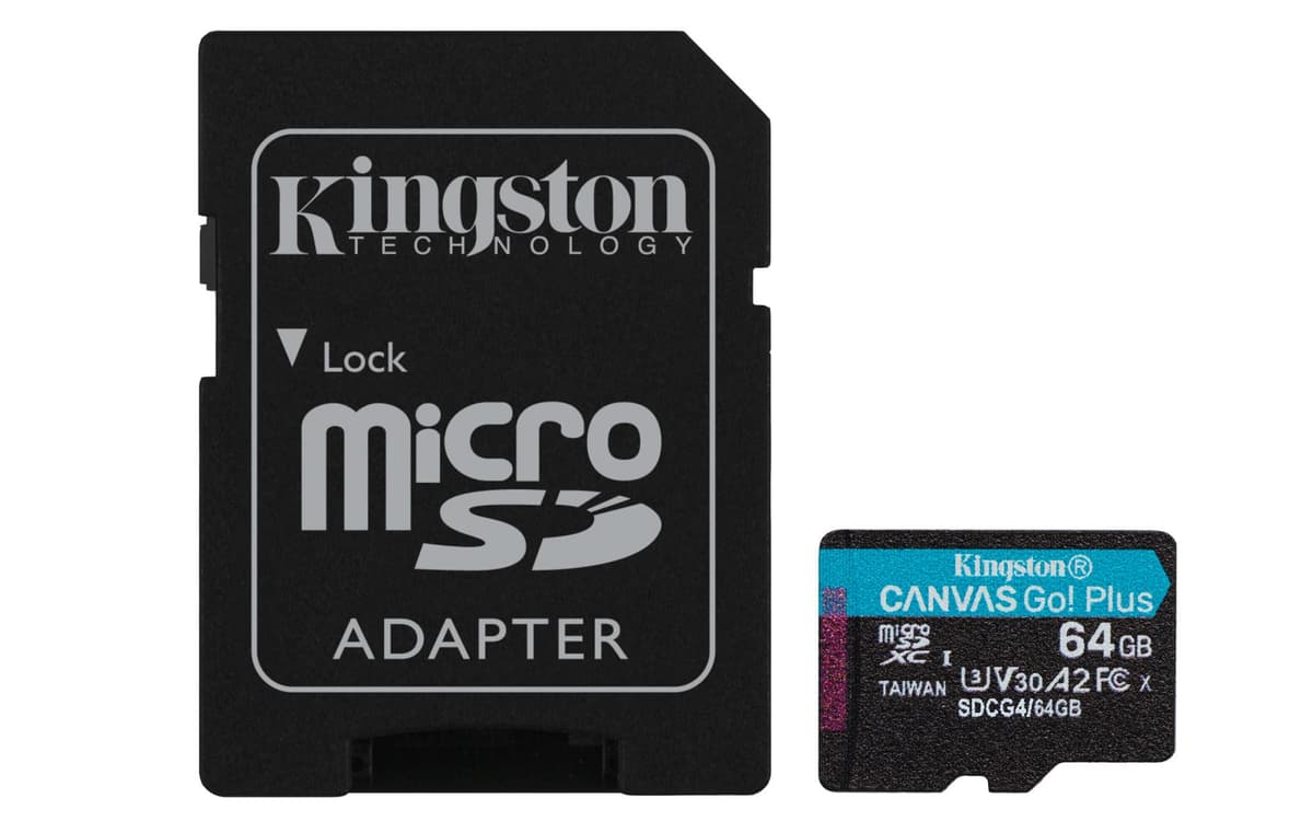 Kingston SDCG4/64GB MicroSD Card 64GB UHS-I Class 10