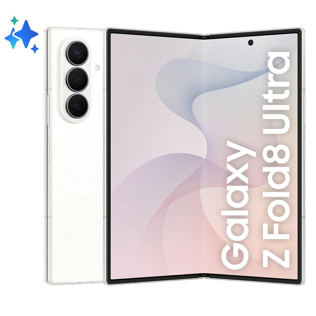 Samsung Galaxy Fold8 256GB Cream 5G foldable phone