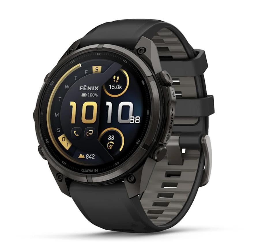 Garmin fenix 9 Pro nutikell 47 mm, must titaankorpus, must rihm, 010-04336-11