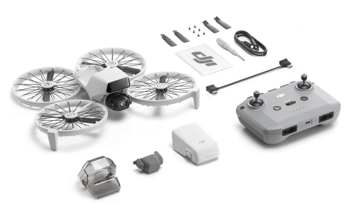 DJI Flip 4K drone must-have kergus ja 249g disain