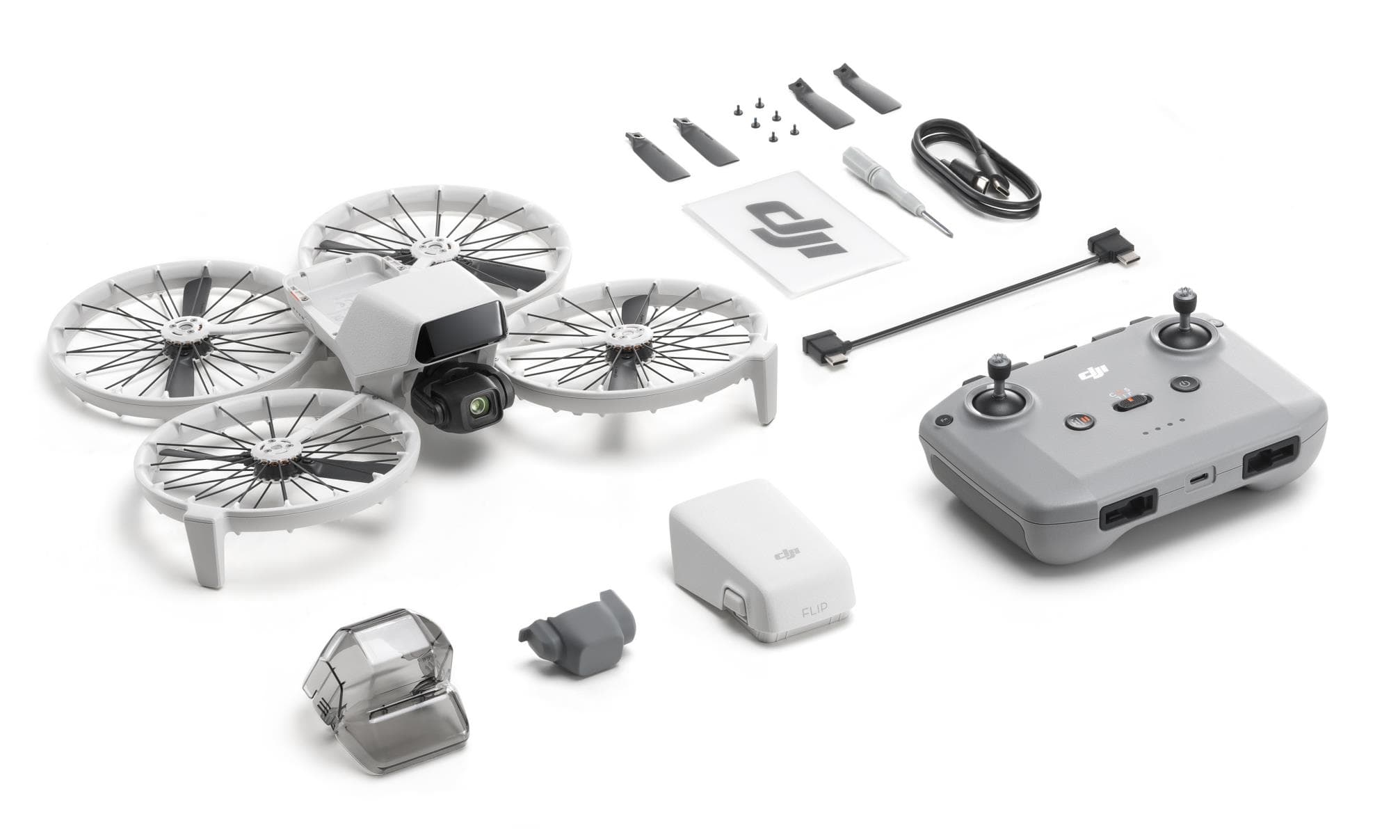 DJI Flip 4K drone must-have kergus ja 249g disain