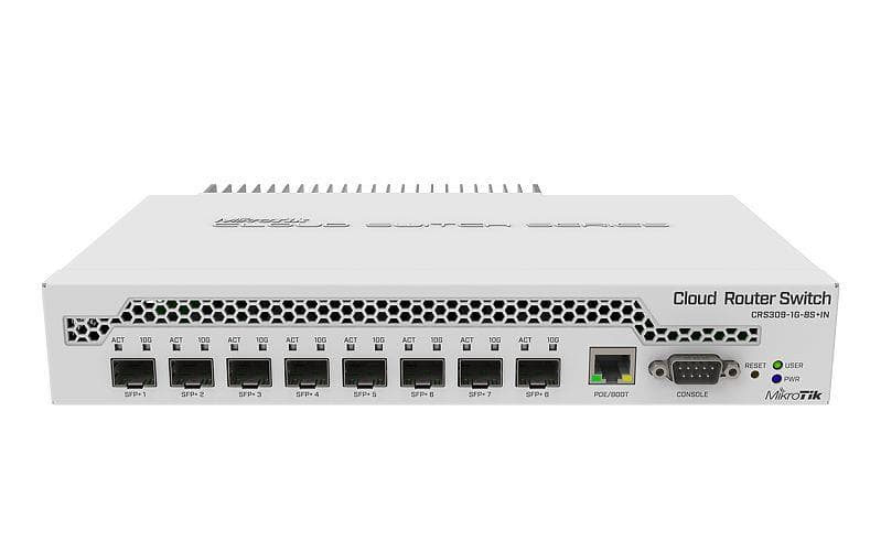 MikroTik CRS309-1G-8S+IN 8-pordiga SFP+ haldatav switch