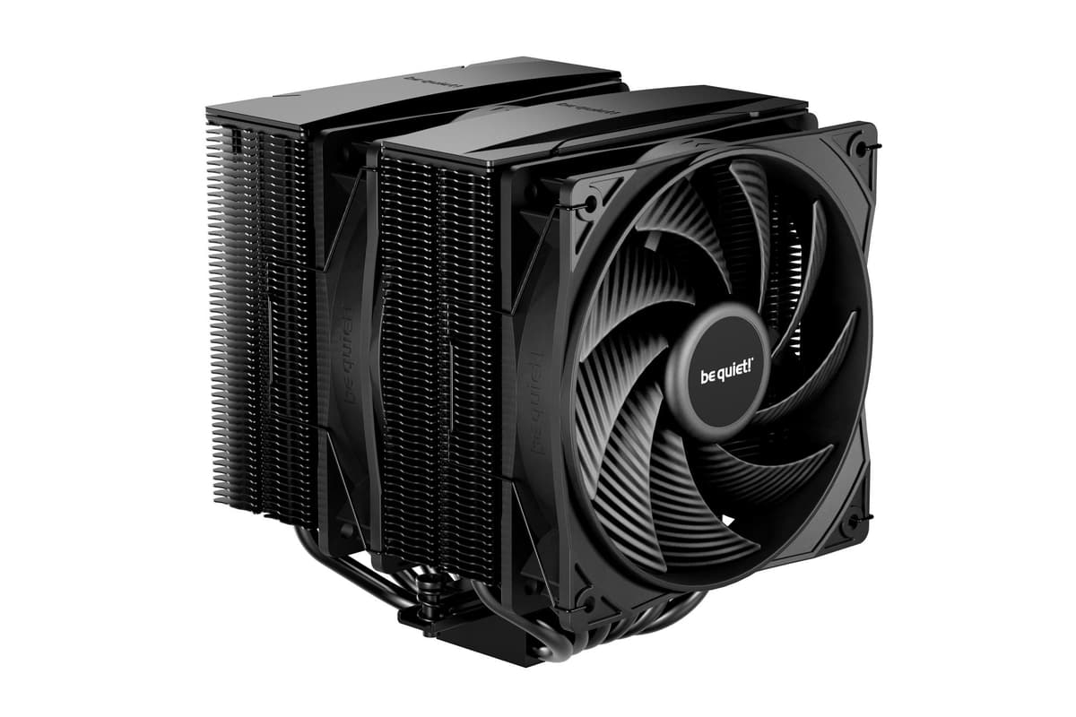be quiet! Pure Rock Pro 3 CPU Air Cooler 120mm Fan, Black